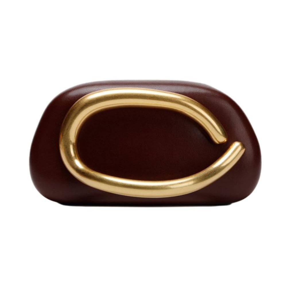 PU Leather Evening Clutch with Chain